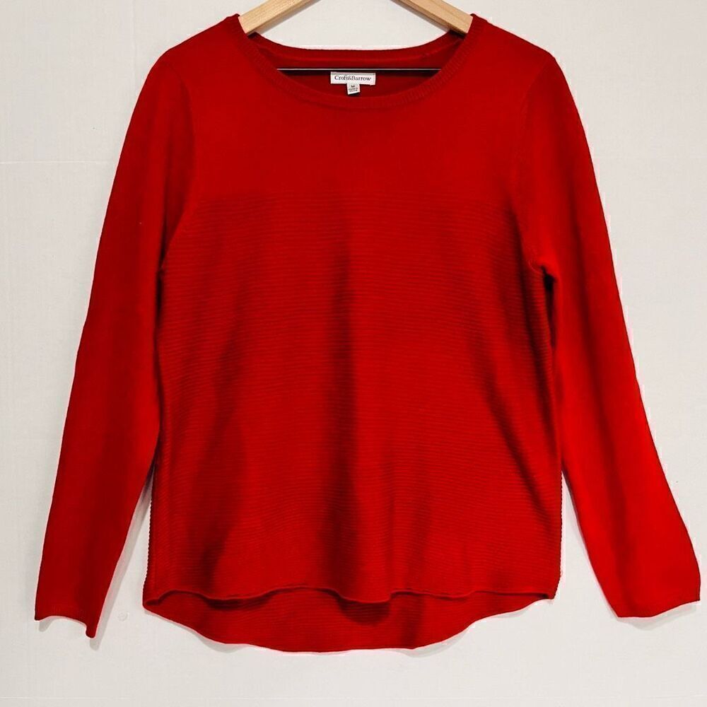Croft & Barrow Red Sweater   Sz M